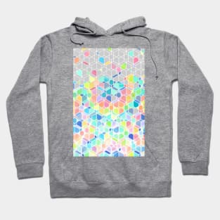 Rainbow Cubes & Diamonds Hoodie